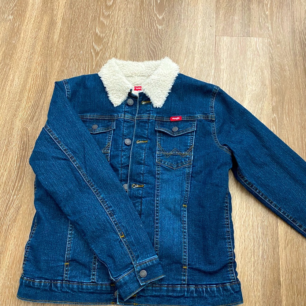 Wrangler jean Sherpa jacket💙